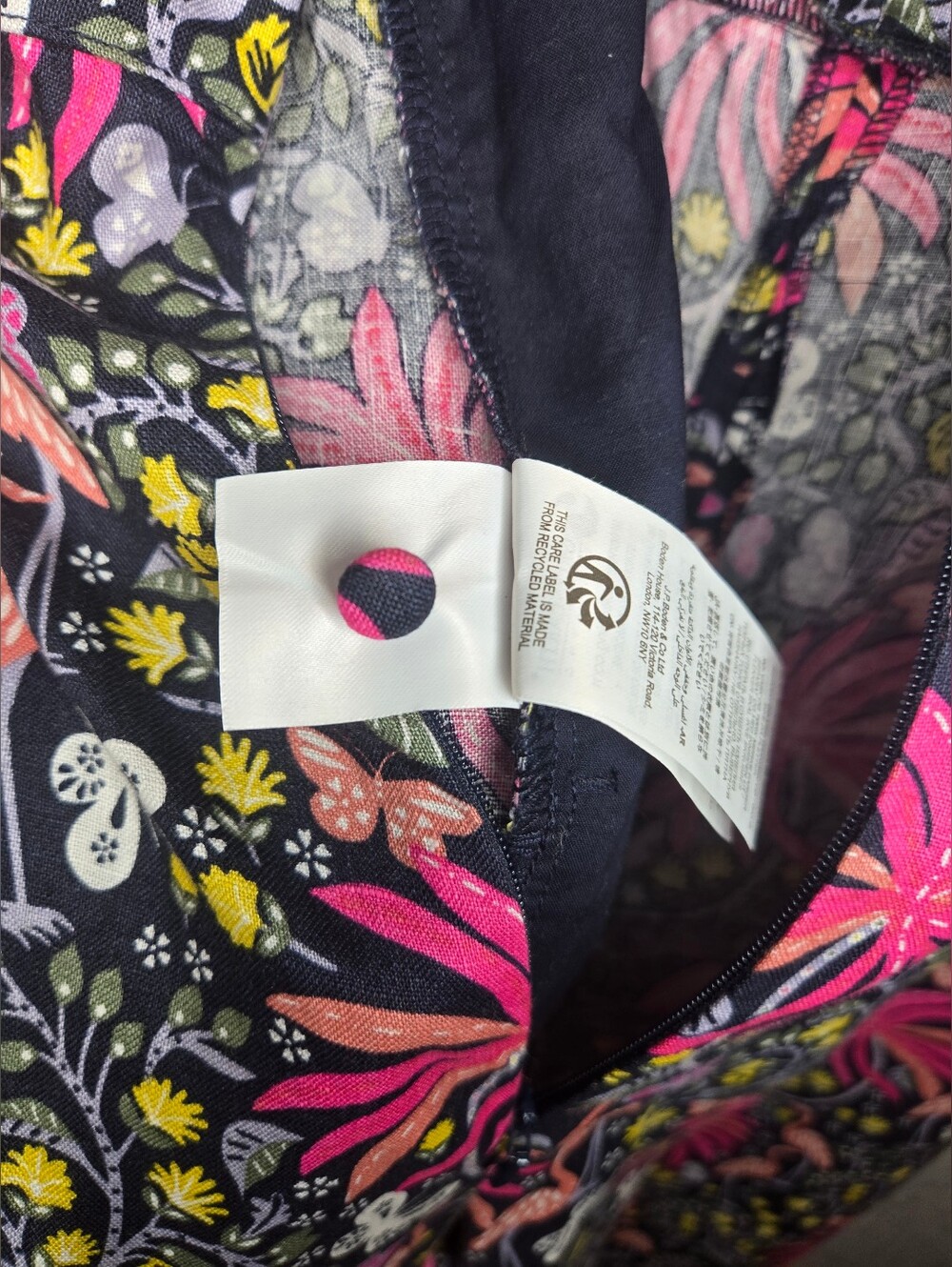 Boden Jemima Tropical Charm Wide-leg Jumpsuit (Size 10) - Picture 4 of 9